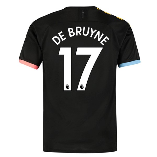 Camiseta Manchester City NO.17 De Bruyne 2ª Kit 2019 2020 Negro